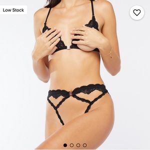 Savage x Fenty Vintage Lace Open Bikini